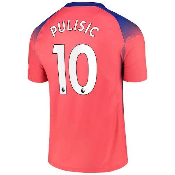 Trikot Chelsea NO.10 Pulisic Ausweich 2020-21 Orange Fussballtrikots Günstig